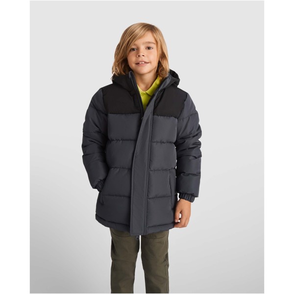 Tallin kids insulated jacket - Ebony / Black / roly-