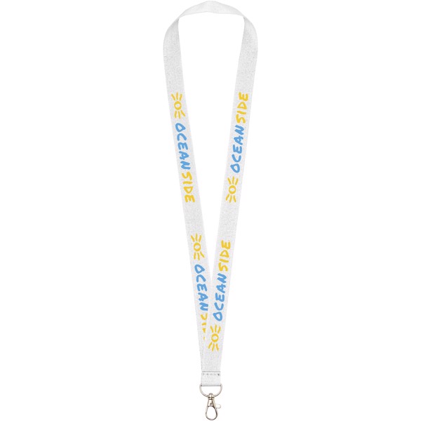 Impey lanyard with convenient hook - White
