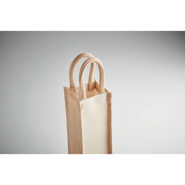 Jute wine bag for one bottle Campo Di Vino