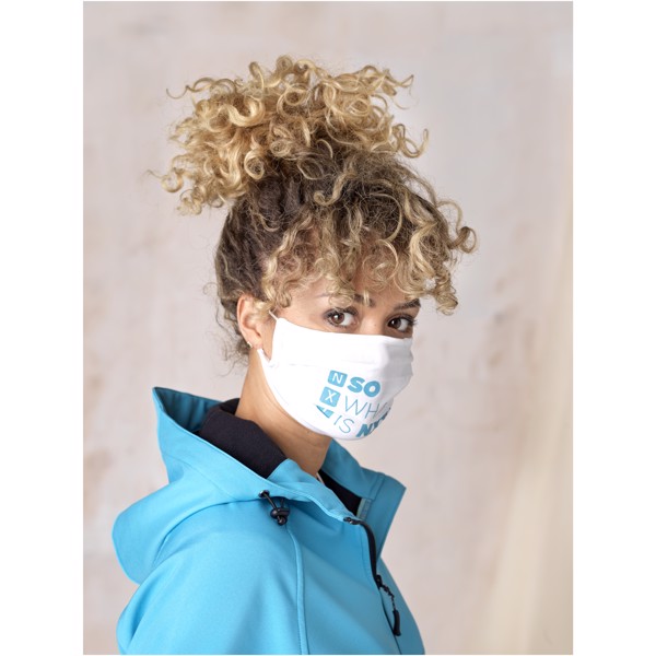 Calla GOTS organic face mask - White