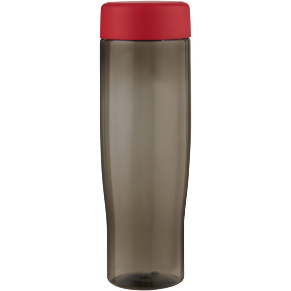 H2O Active® Eco Tempo 700 ml screw cap water bottle - Red / Charcoal