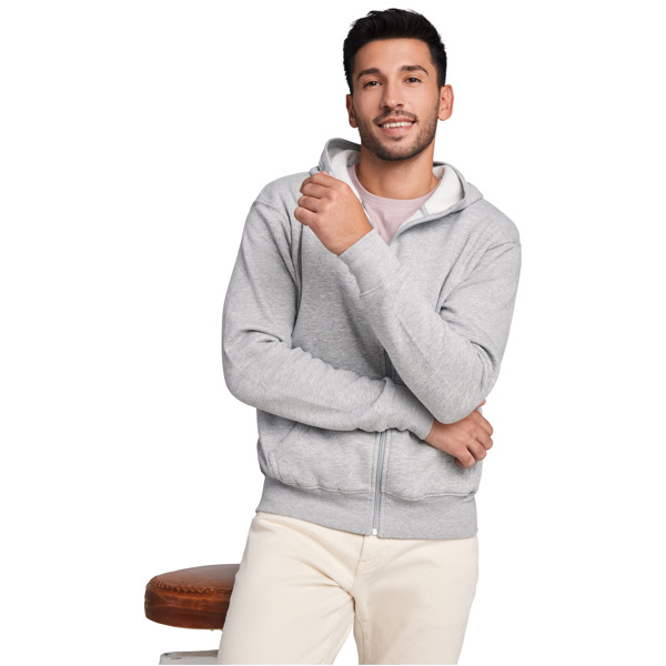 Montblanc unisex full zip hoodie - Garnet / XL