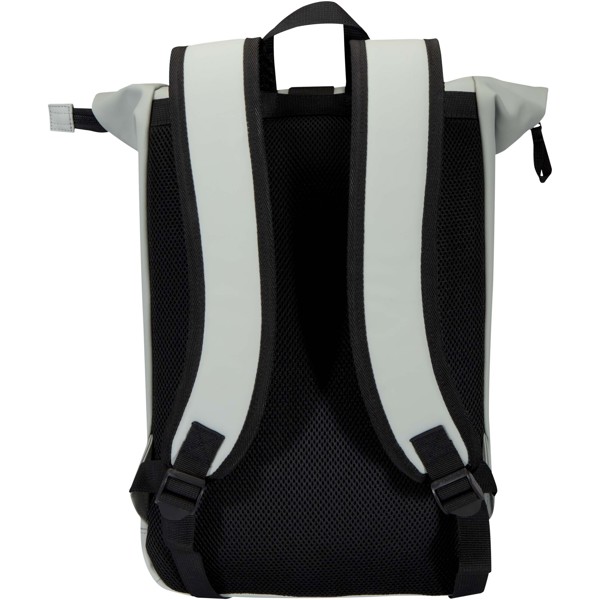 Resi Plus 15\" GRS recycled roll-top backpack 18L - Grey