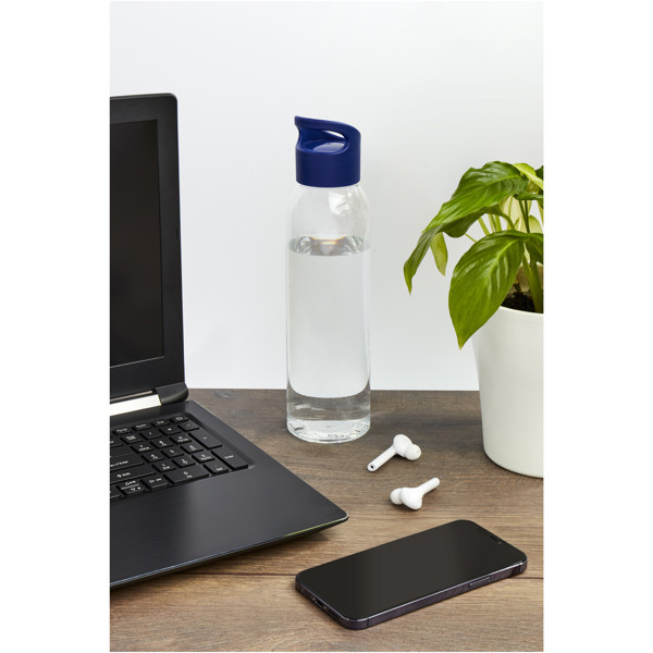 Bidón de Tritan™ de 650 ml colour-pop "Sky" - Rojo / Transparente