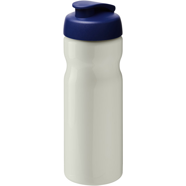 H2O Active® Eco Base 650 ml flip lid sport bottle - Ivory White / Blue