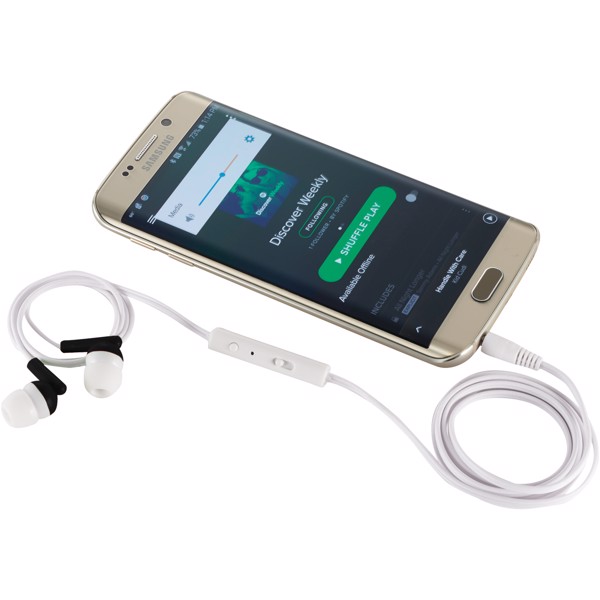 Command earbuds - Solid black / White