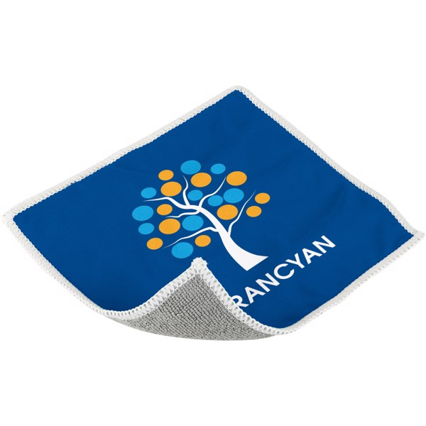 Wiped screen cleaning cloth - Blue