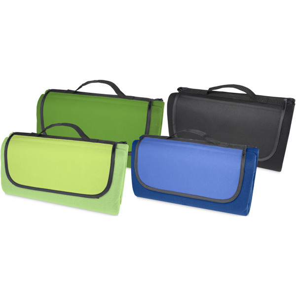 Salvie recycled plastic picnic blanket - Black