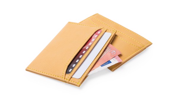 Purse and Card Holder Colik - Yellow