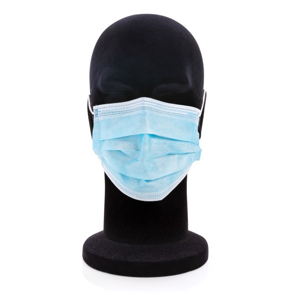 50 PCS. 3-ply disposable mask incl. customised sleeve