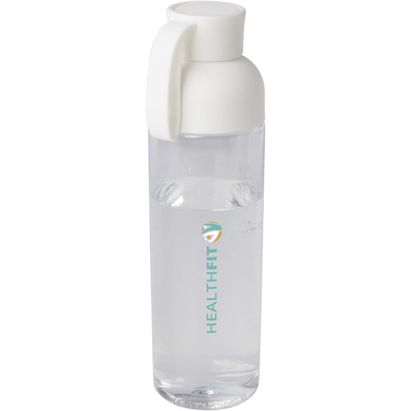 Illuminate 600 ml RPET water bottle - White