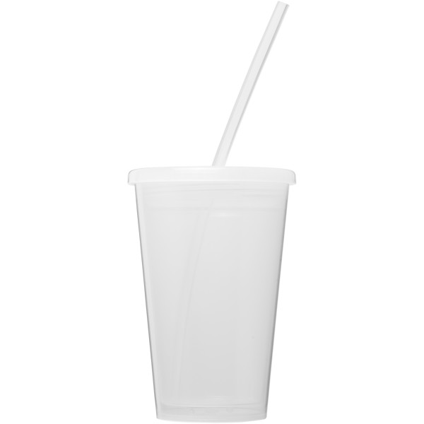 Stadium 350 ml double-walled cup - Transparent clear
