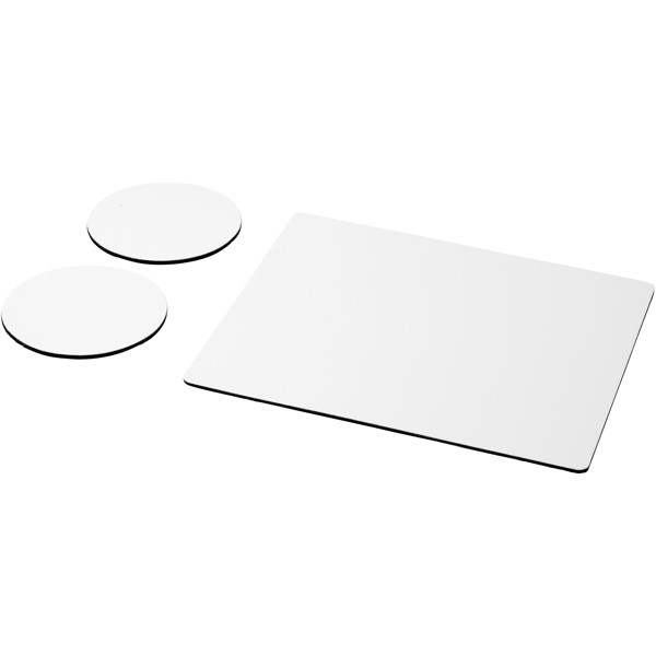 Q-Mat® Mousepad- und Untersetzer-Set 2