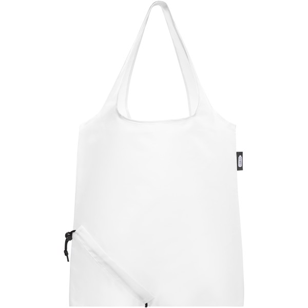 Sabia RPET foldable tote bag 7L - White