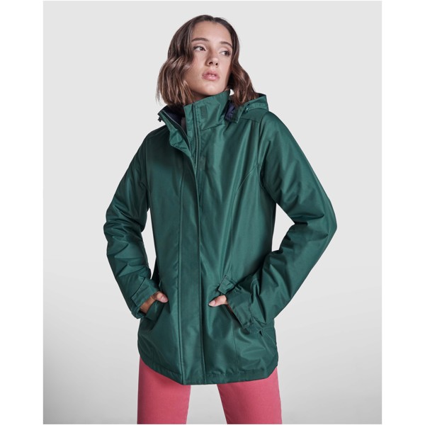 America women's padded parka jacket - Black / roly-S
