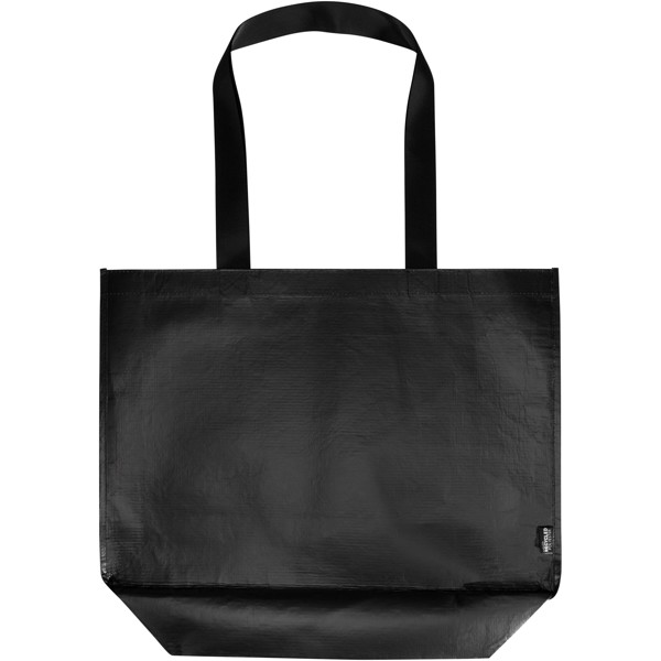 Duo GRS recycled double-laminated oversized tote bag 30L - Black