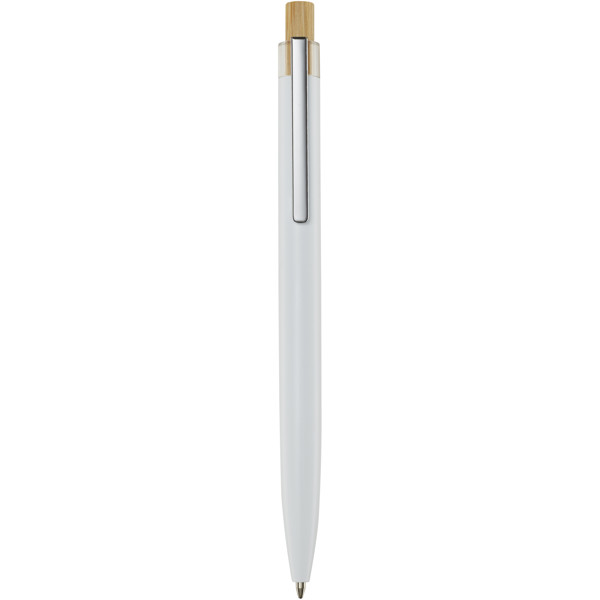 Nooshin recycled aluminium ballpoint pen (black ink) - White