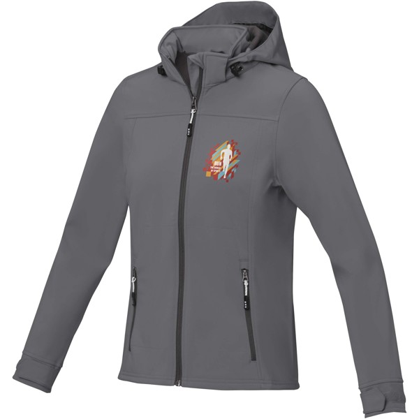 Langley women's softshell jacket - Steel Grey / XL
