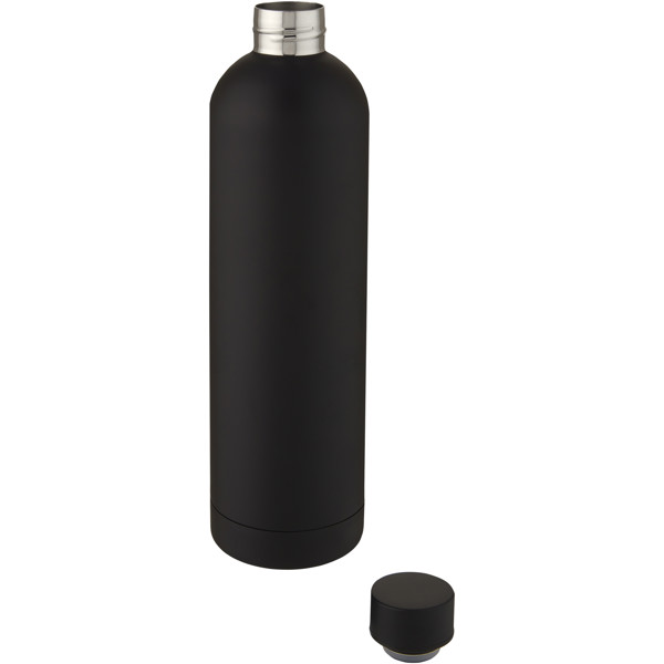 Spring 1 L copper vacuum insulated bottle - Black