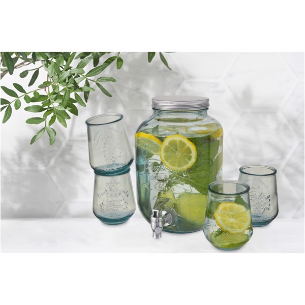 Jardim 5-piece recycled glass set