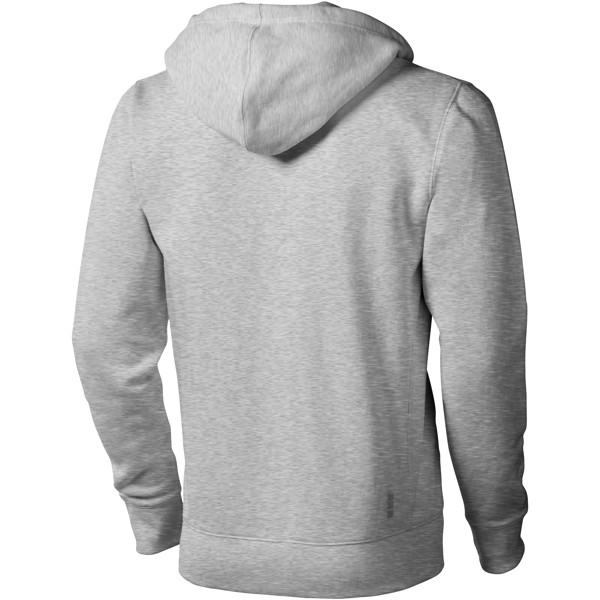 Arora men's full zip hoodie - Grey melange / XL