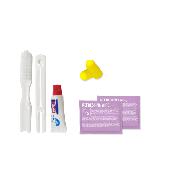 MiniKit On Board Travel Set with paper pouch - White