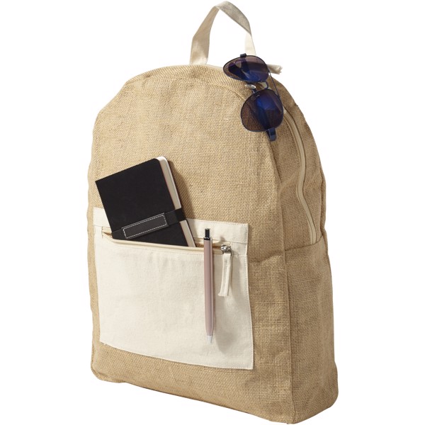 Organ jute backpack