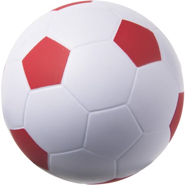Balón de fútbol antiestrés "Football" - Rojo / Blanco