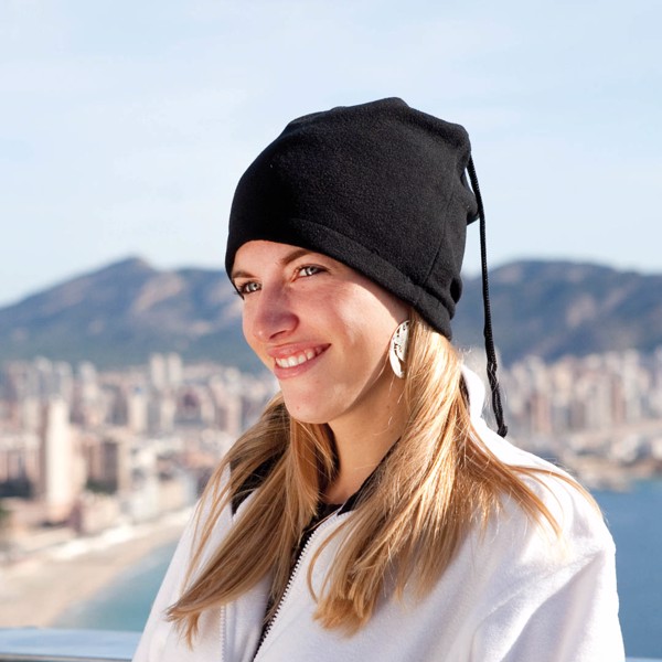 Neck Warmer and Hat Articos - Black