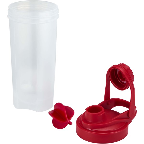 Forza 700 ml sport bottle with shaker ball - Red