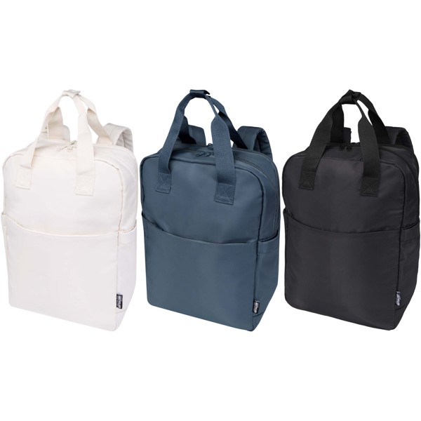 Trip 14” Aware™ recycled travel laptop backpack 9L - Black