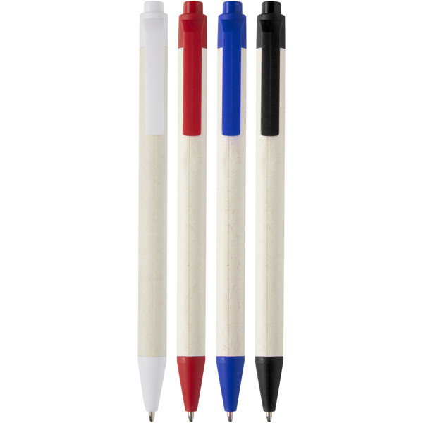 Dairy Dream recycled milk cartons ballpoint pen (black ink) - White