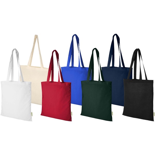 Odisha 140 g/m² OCS organic tote bag 7L - White