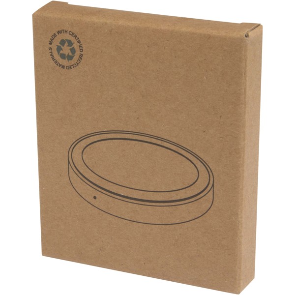 Freal 15W recycled plastic wireless charging pad - White