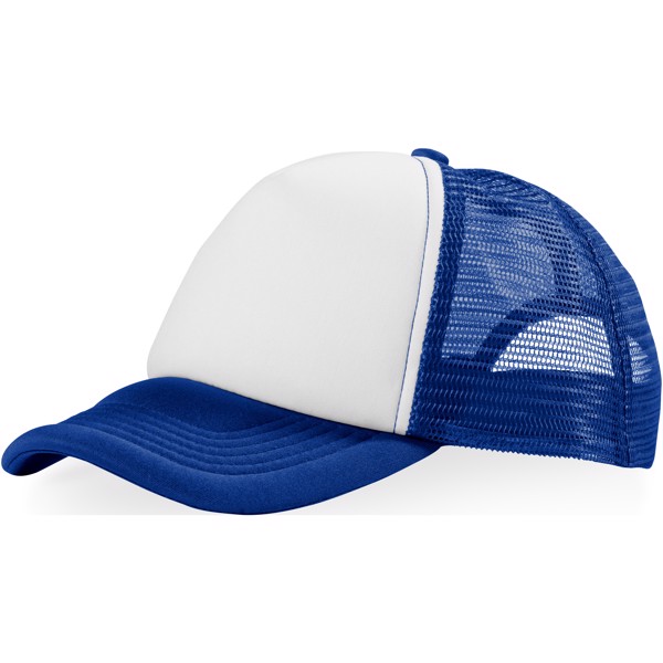 Trucker 5 panel cap - Royal blue / White