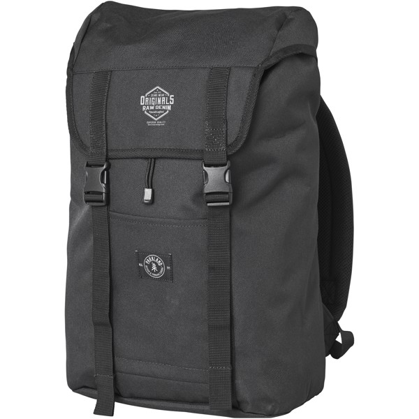Westport 15" RPET laptop backpack - Solid black