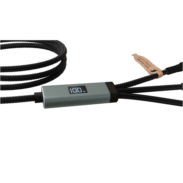 SCX.design C53 100W 5-in-1 rPET ultra fast charging cable