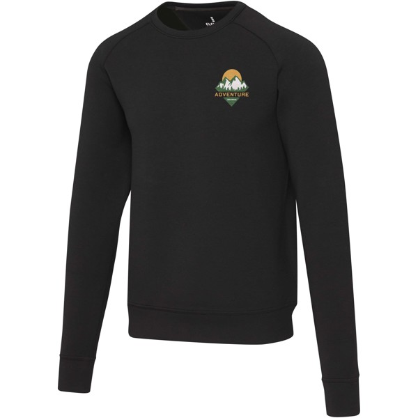 Yukon unisex interlock sports crewneck sweater - Black / 3XL