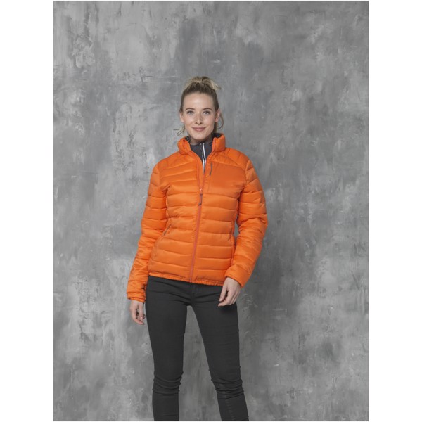 Athenas women's insulated jacket - Solid black / M