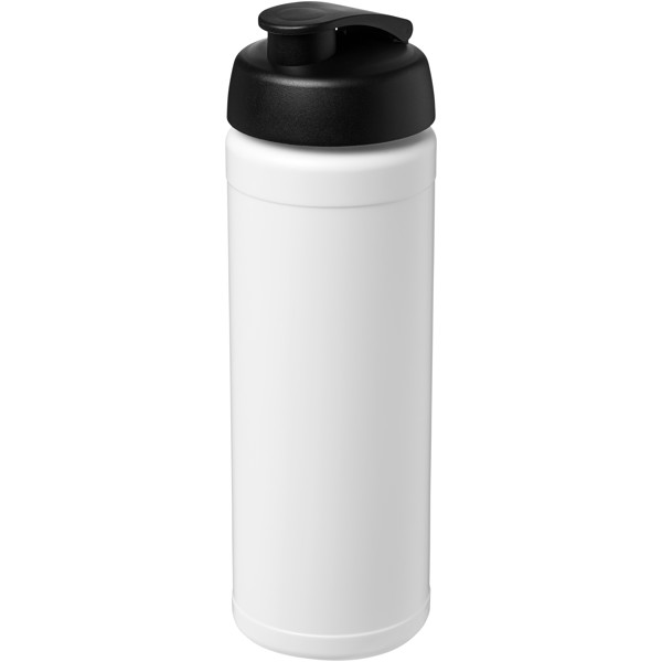 Baseline® Plus Bidón deportivo con Tapa Flip de 750 ml - Blanco / Negro intenso