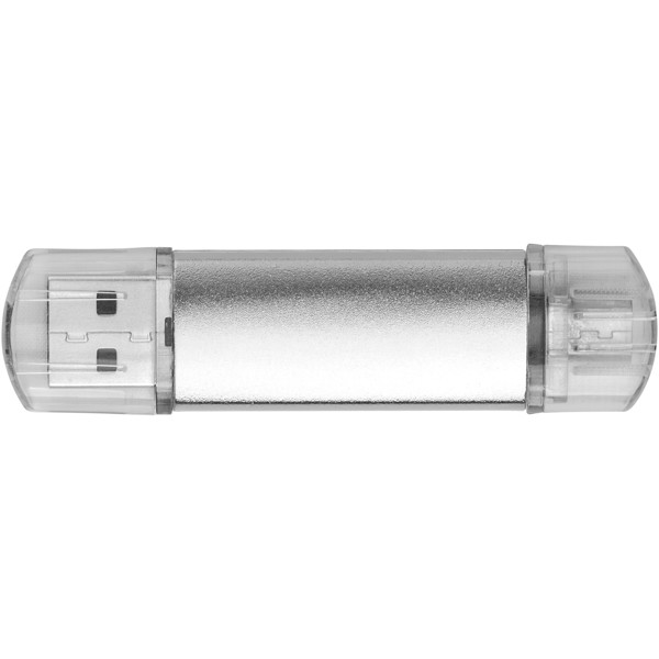 OTG USB Aluminium - Silver / 1GB