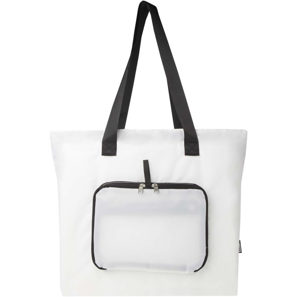 EcoFold RPET foldable tote bag 16L - White