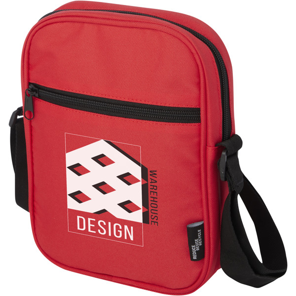 Byron GRS recycled crossbody bag 2L - Red