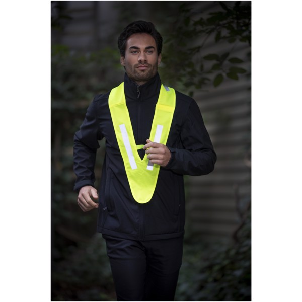 V-shaped reflective safety vest