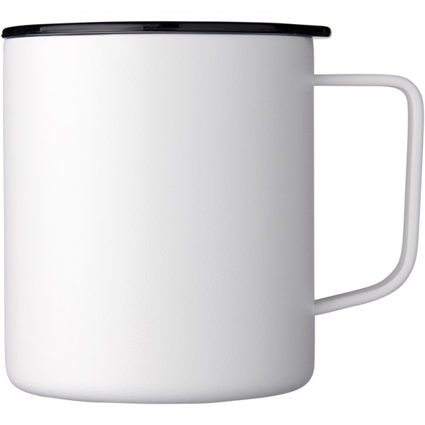 Taza de 420 ml con aislamiento de cobre al vacío "Rover" - Blanco