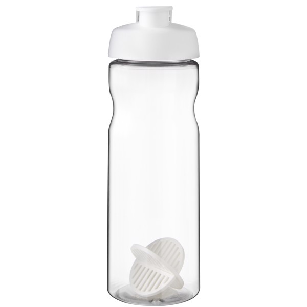 H2O Active® Base 650 ml shaker bottle - White / Transparent