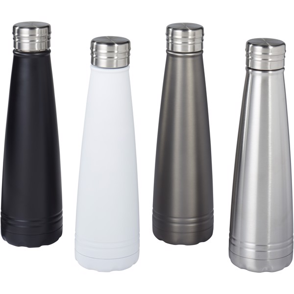 Duke 500 ml copper vacuum insulated water bottle - Silver