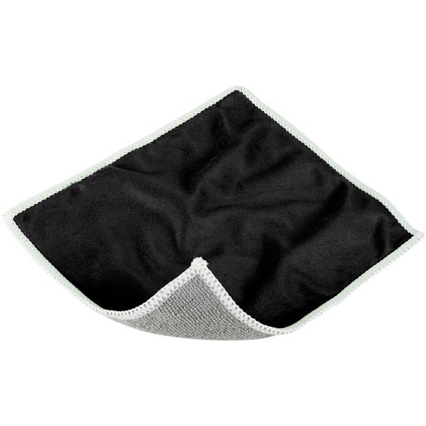 Wiped screen cleaning cloth - Solid black