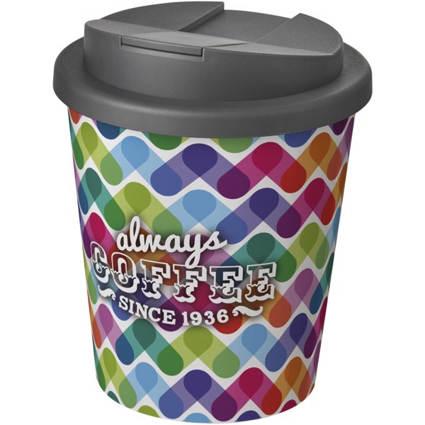Brite-Americano® Espresso 250 ml con tapa antigoteo - Blanco / Gris