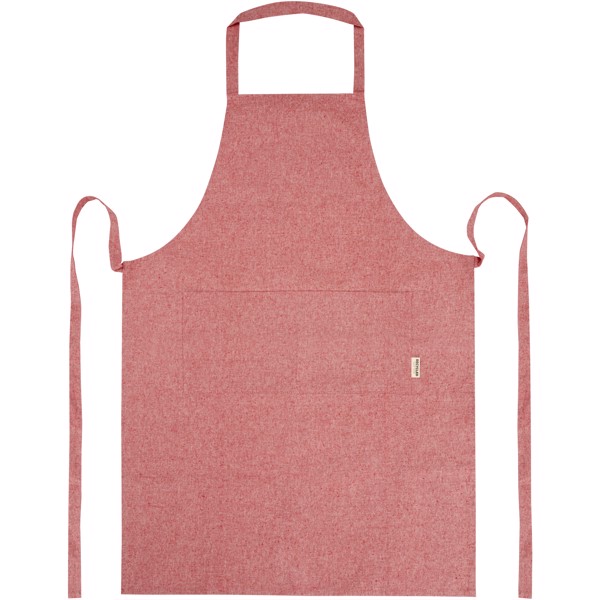 Zástěra z recyklované bavlny 200 g/m² Pheebs - Heather red